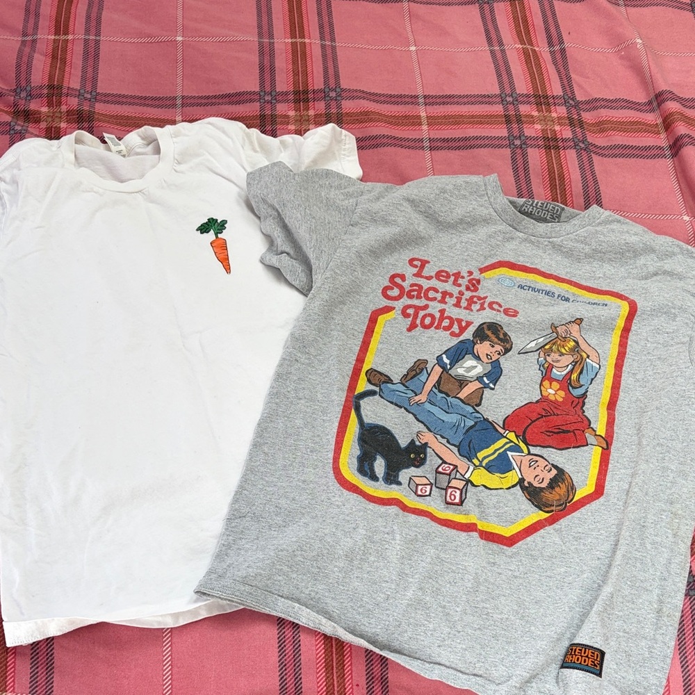 Let's Sacrifice Toby Graphic Tee Adult size medium